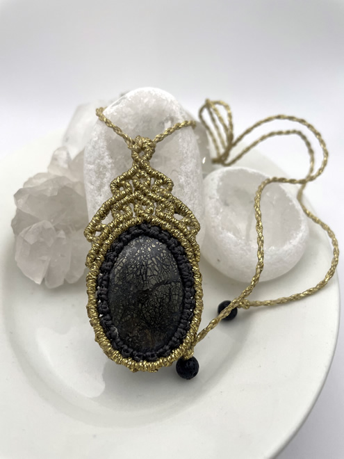 Molten Magick (Marcasite w/ Lava)