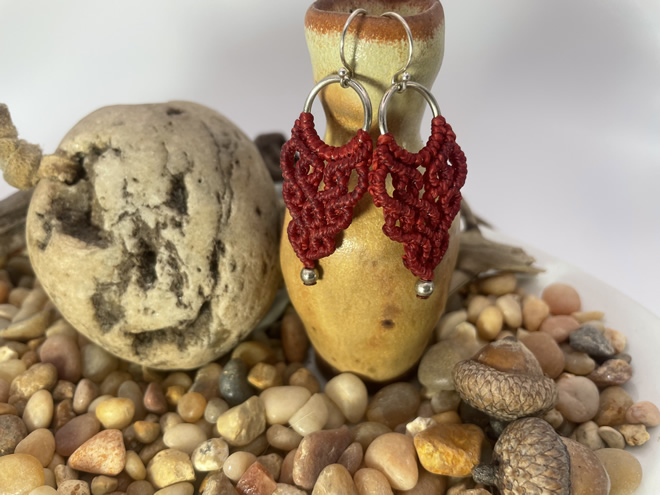 Happy Hagstone Earrings #235