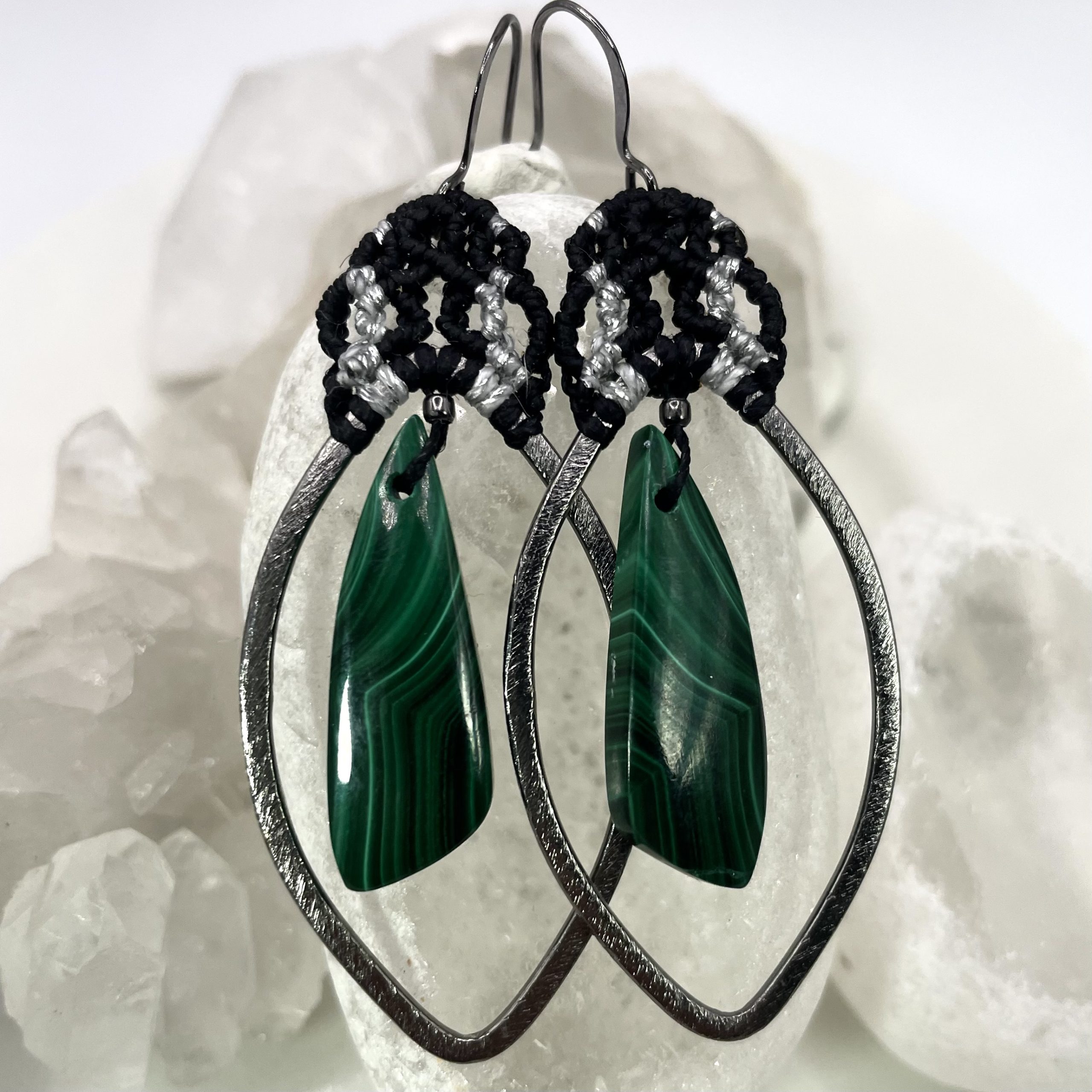 Marvelous Malachite Earrings